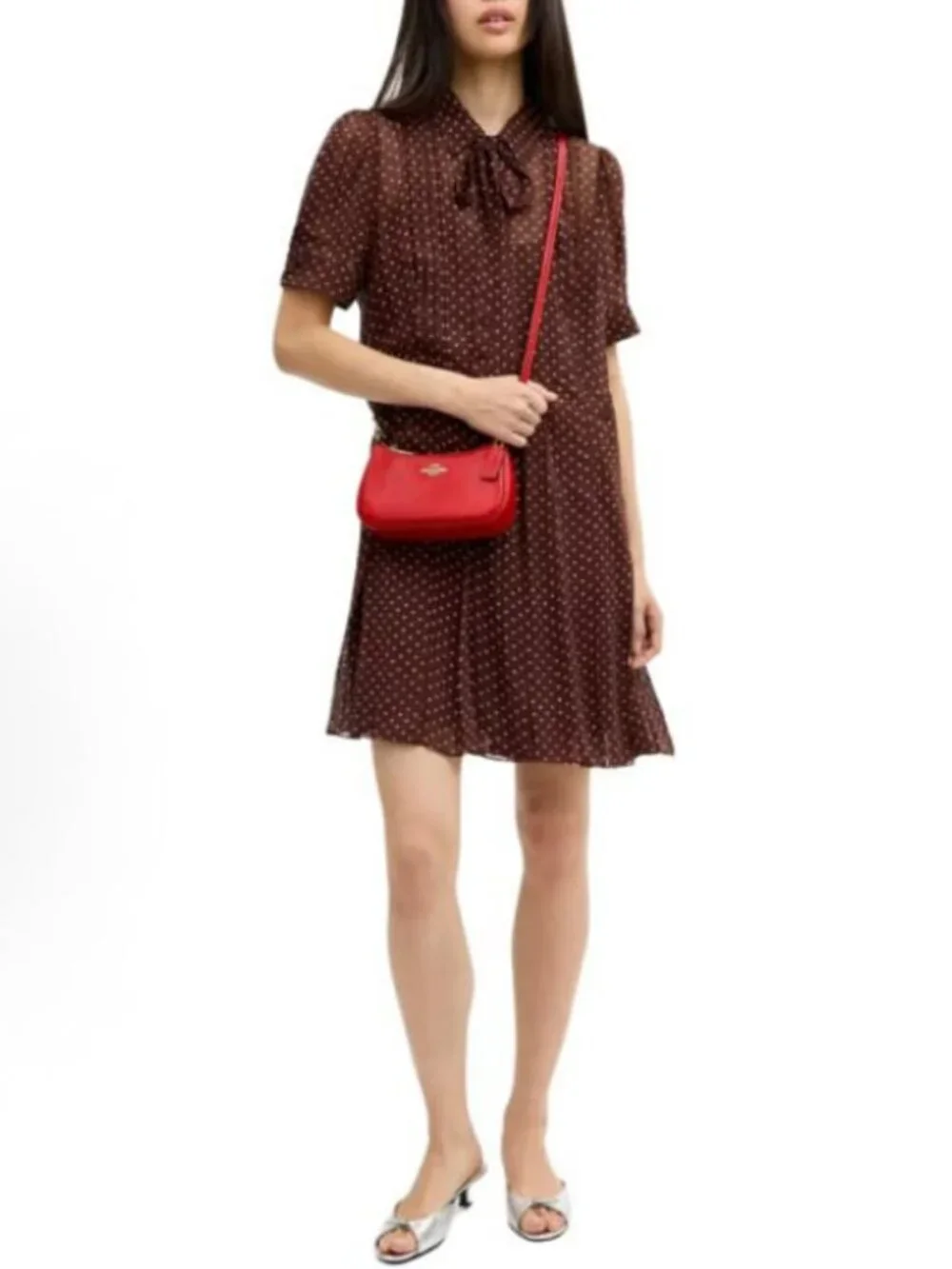 coach Teri Mini Crossbody Bag With Bows cdw68
